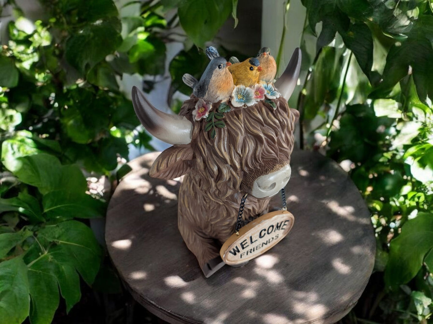 Welcome Friends Highland Cow