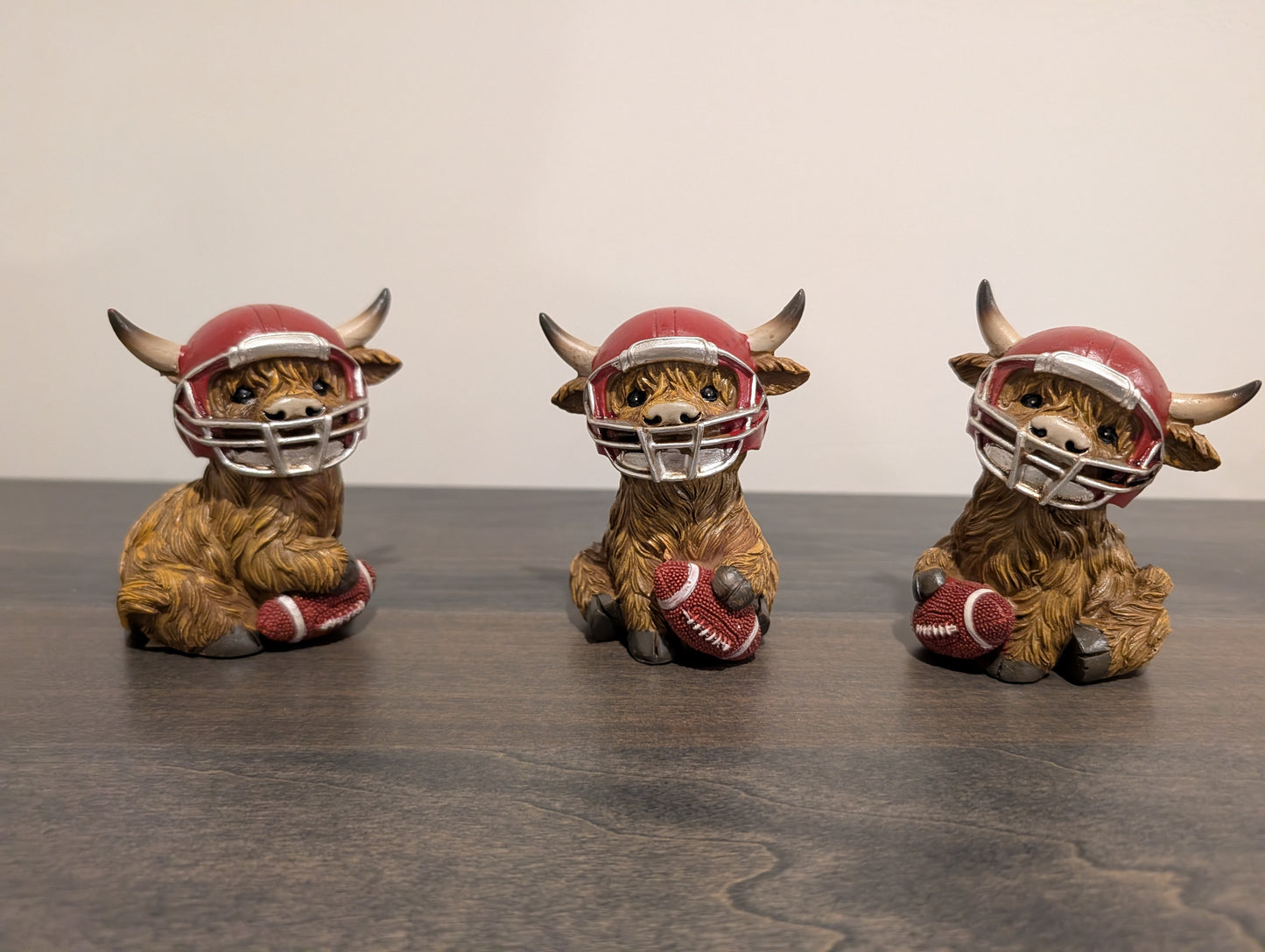 3 Pc Gridiron Highland Cows